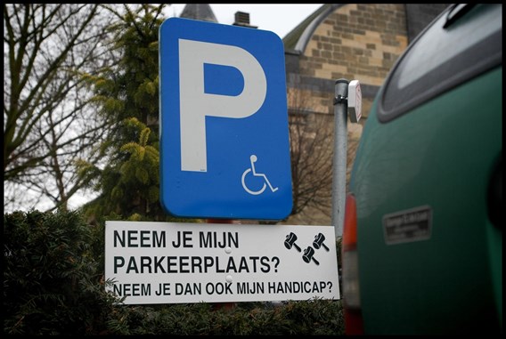gehandicaptenparkeerplaats
